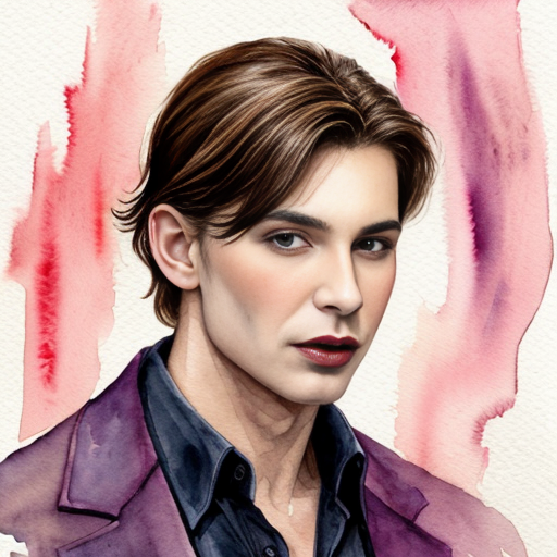 Vampire Prince with Brown Hair 