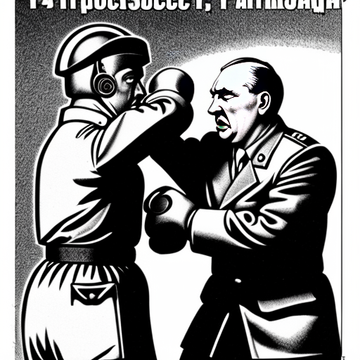 soviet union getting sucker punched by NATO