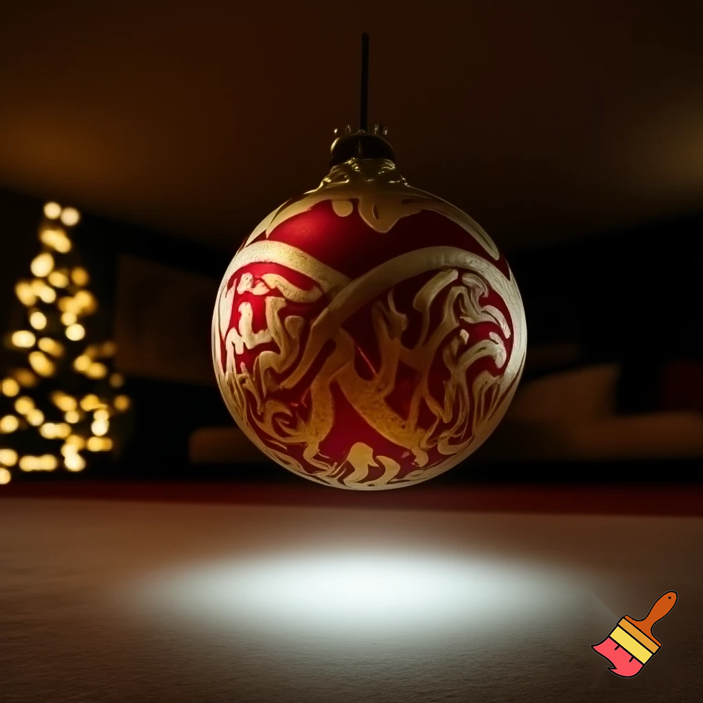 Christmas ornament magic trick