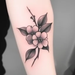 may birth flower tattoo