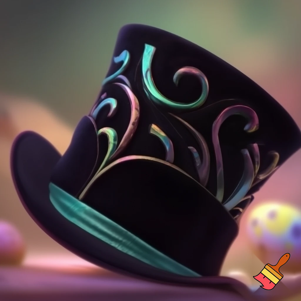 Willy Wonka top hat velvet black and velvet Willy Wonka patterns Easter pattern