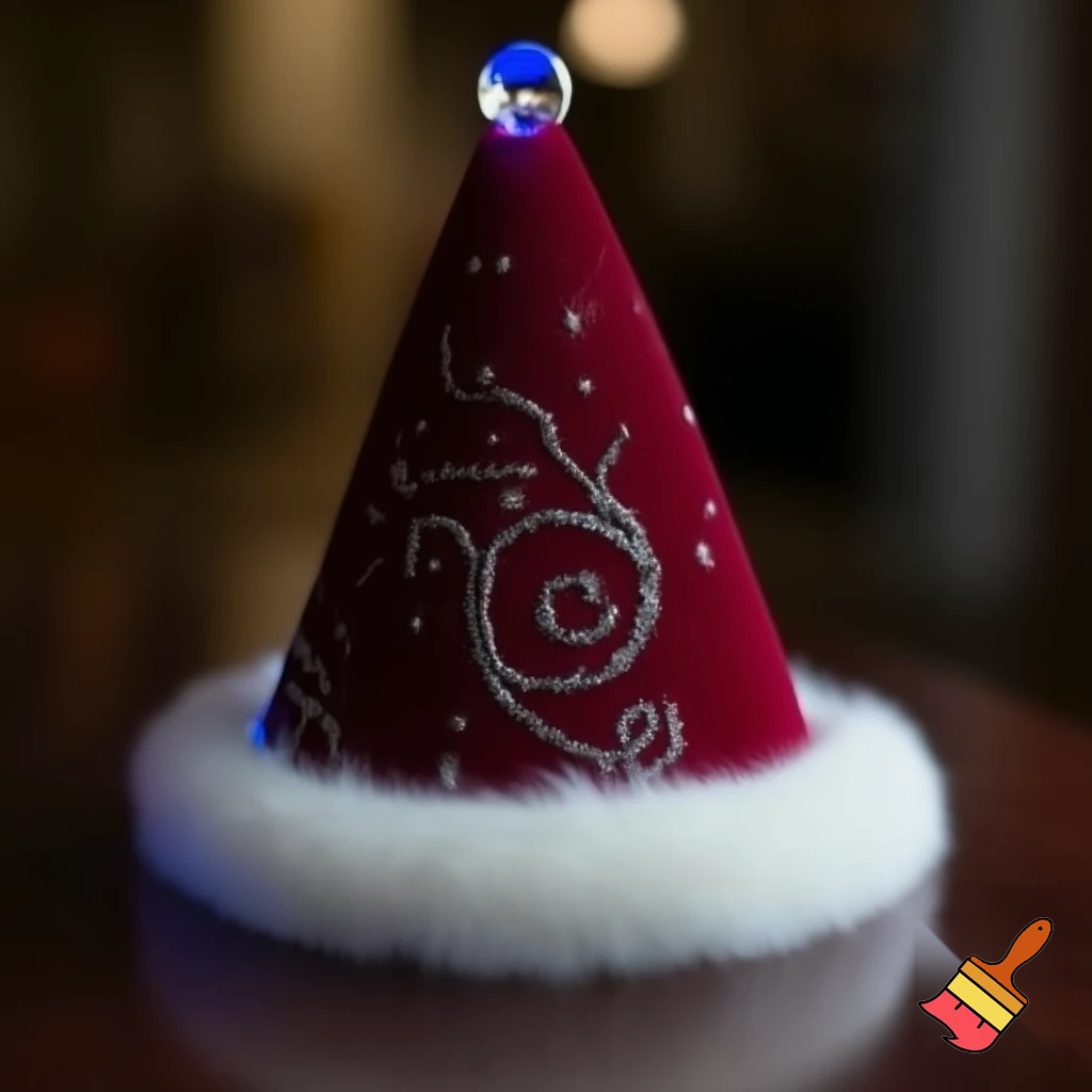 A wizard Christmas hat