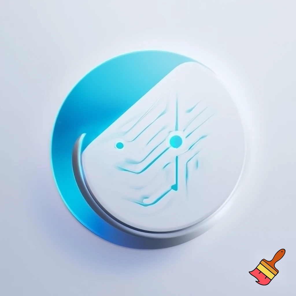 “Modern minimal logo of a pill with AI circuit lines. Clean, professional, medical + tech style.”
