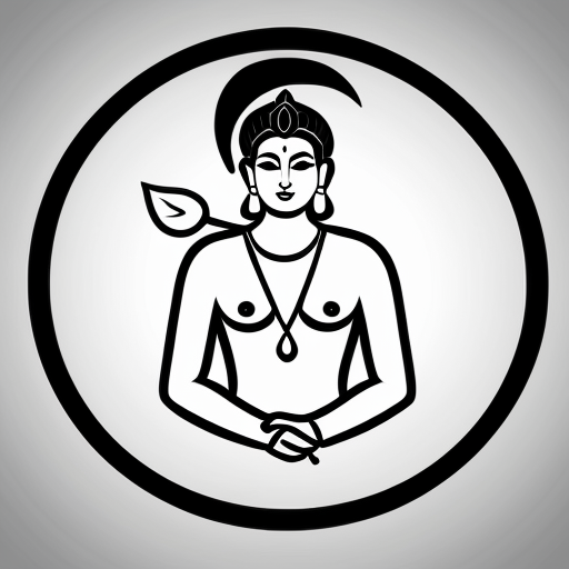 Simple krishna drawing 