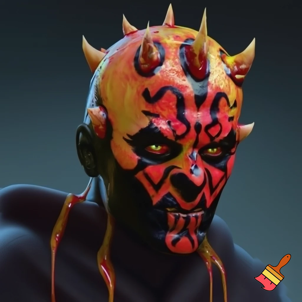 Darth Maul as applesause