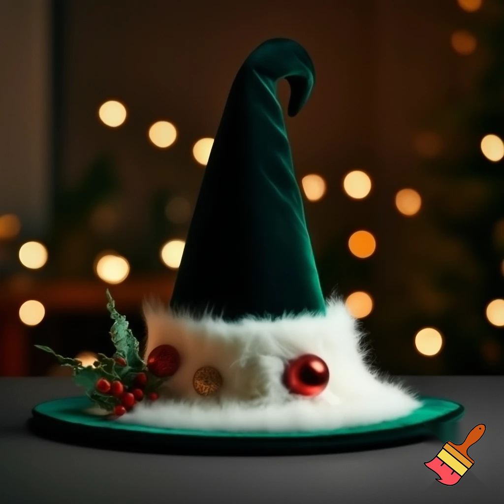 Christmas wizard hat