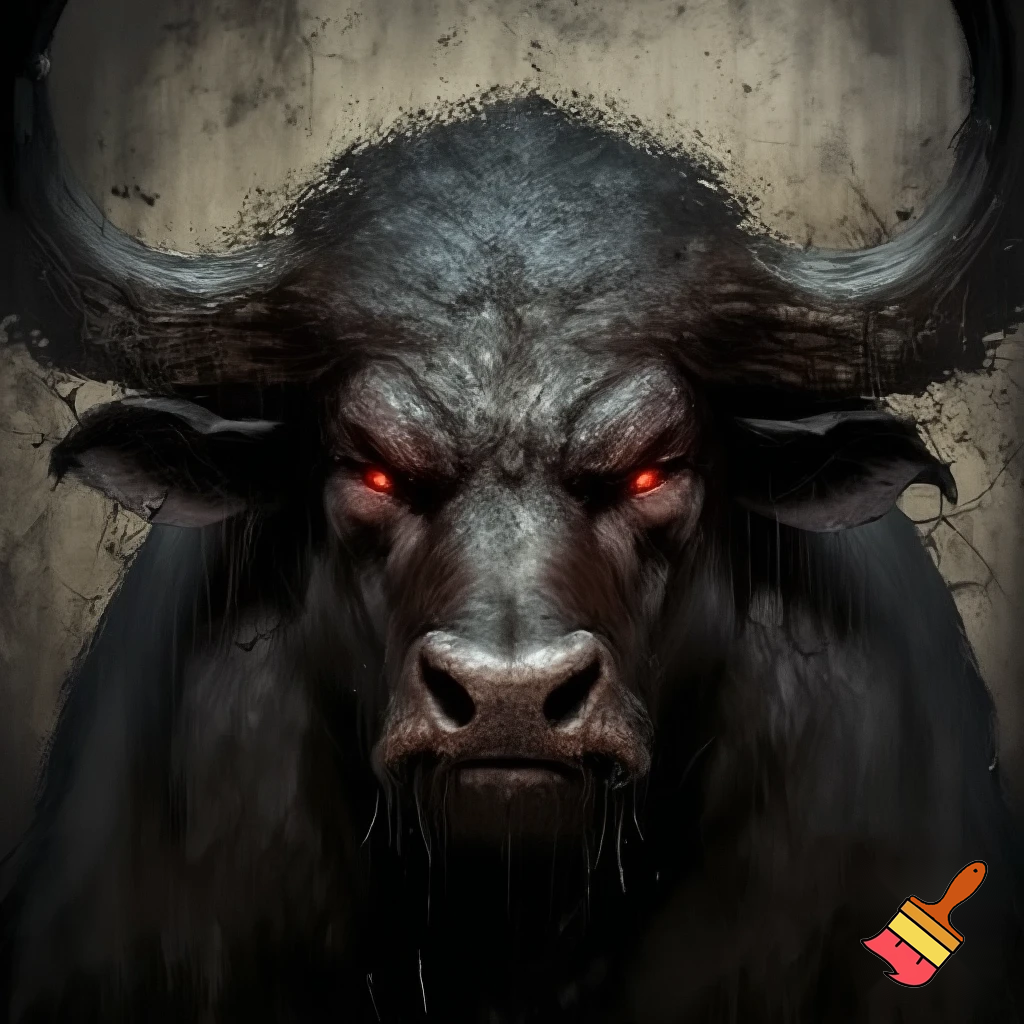 water bufallo
Mugshot 
vivid 
evil
buff
sinister
