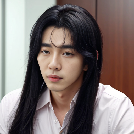 Kdrama ceo hot black hair 