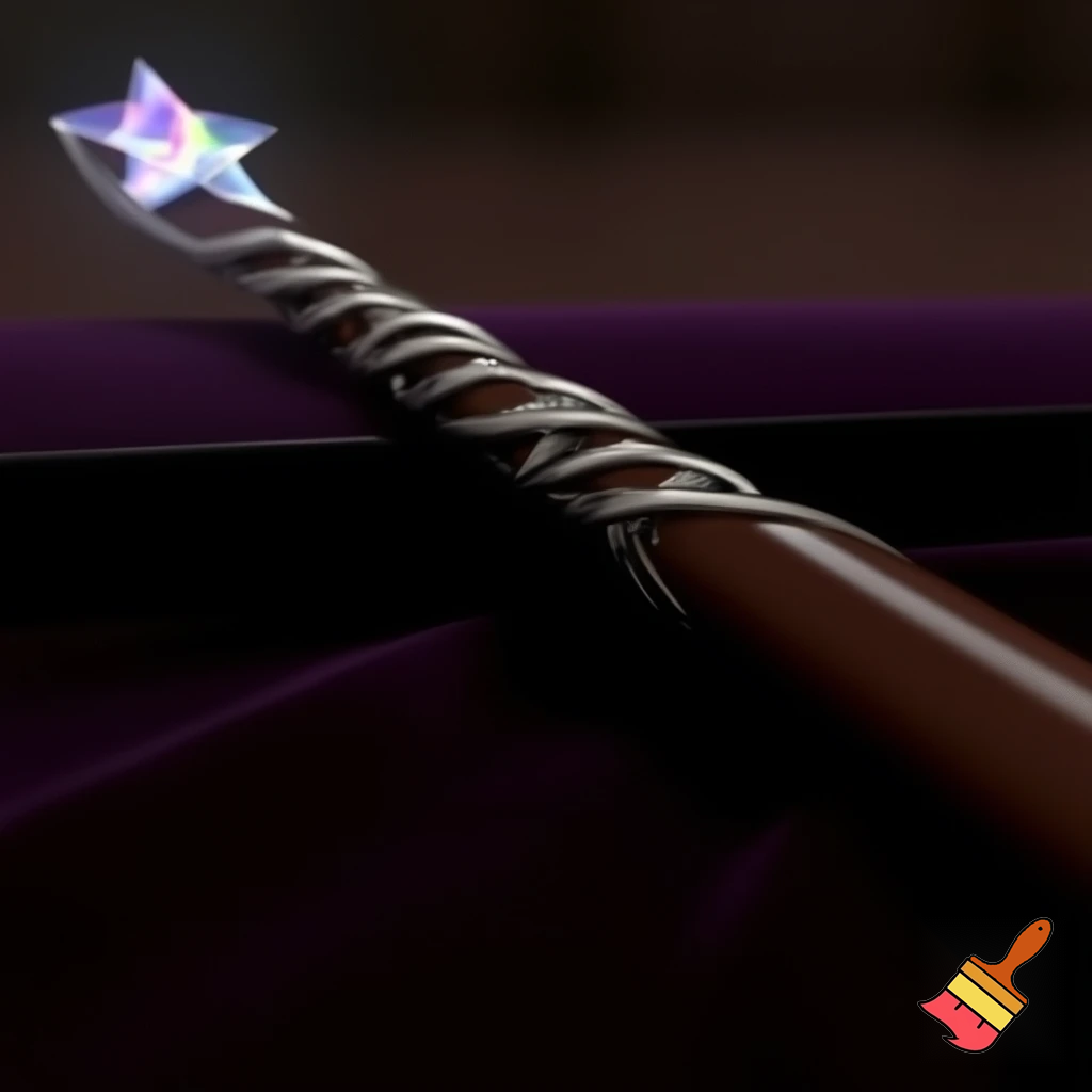 A star magic wand