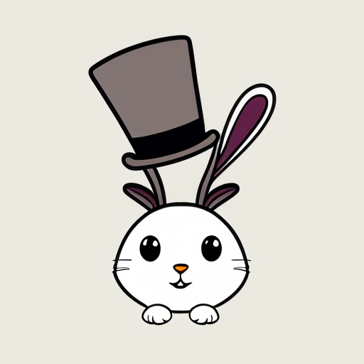 Easter bunny is top hat headband