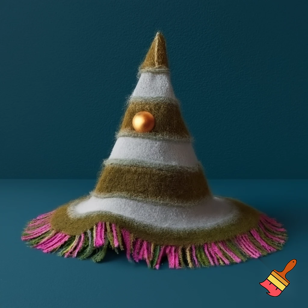 Christmas wizard hat