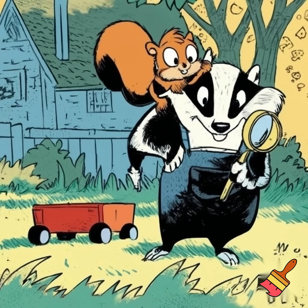 im making a comic strip series like calvin and hobbes, give me 2 more origanal charachters with but not the same people as calvin and hobbes
