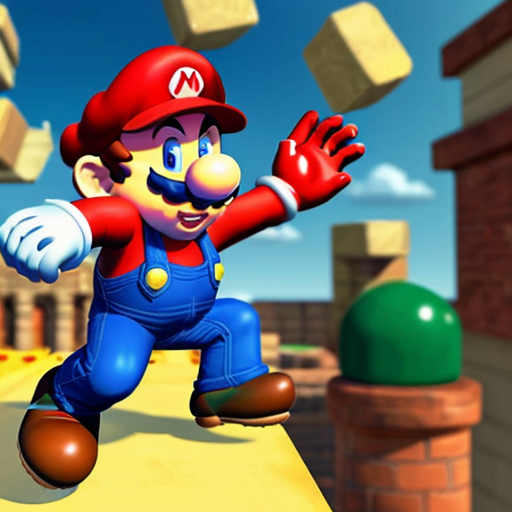 mario geting killed by 15 other marios