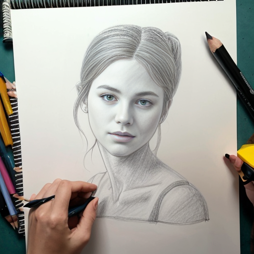 make me a drawing of a women
