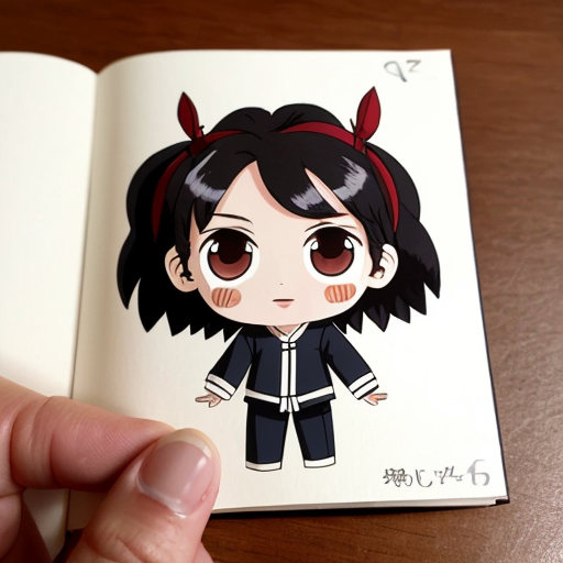 nezuko in her small form
