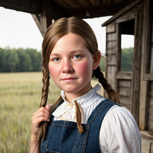 Melissa Gilbers as Laura Ingalls from Little House on Prairie