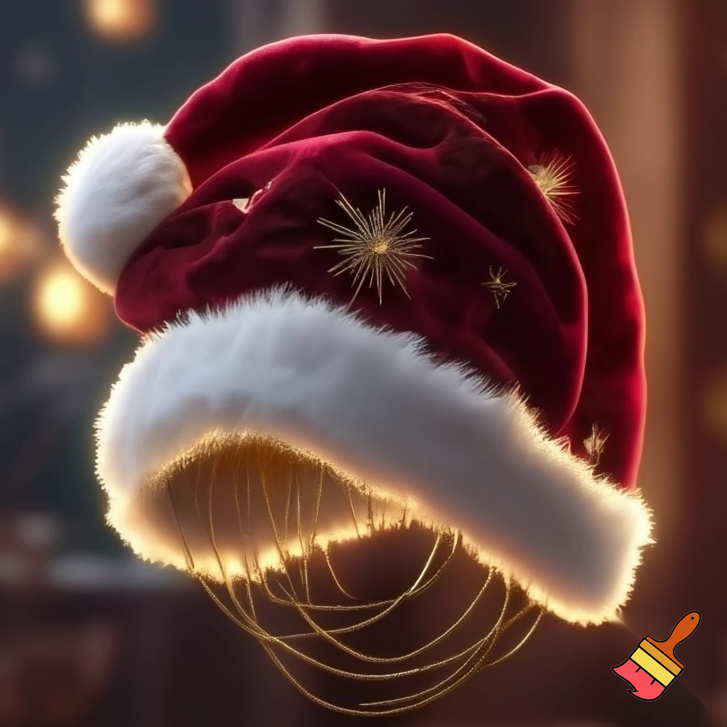 Elf Santa Claus hat velvet Santa Claus elf hat Santa Claus Bendy wires