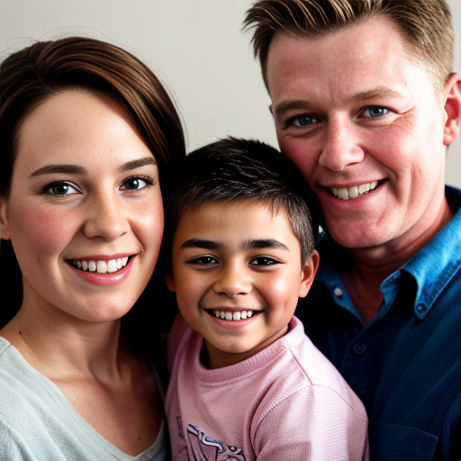 make a family photo of 3 with a 3 year old barbie and a 15 year old ken with there dad let me hug ken