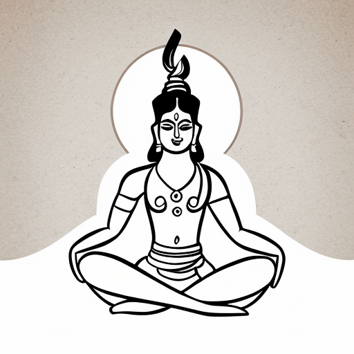 Simple krishna drawing 