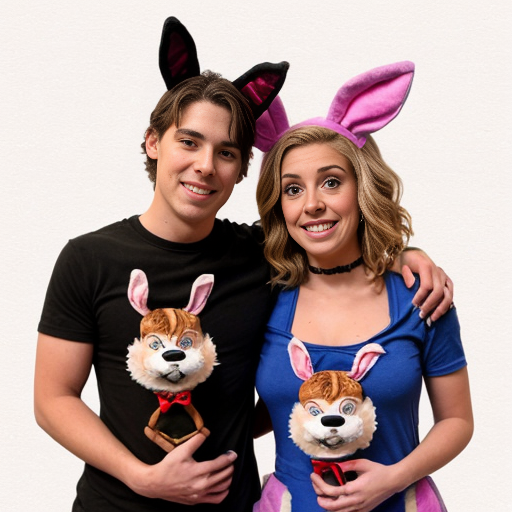 Show me what would happen if a boyfriend and girlfriend (Friday night funkin') were captured by female animatronics fnaf 2 , who then decided to make the boyfriend a girl (change his gender and appearance) and put the girl (boyfriend gender) in a cute, sexy bunny animatronic costume, and the wife girlfriend in a female animatronic cat costume. Both died in agony. How would the spirit of the girl (boyfriend gender) and his wife (girlfriend) react afterward?