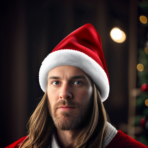 Christmas wizard hat