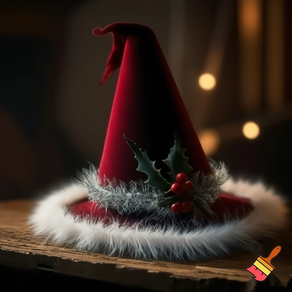 Christmas wizard hat