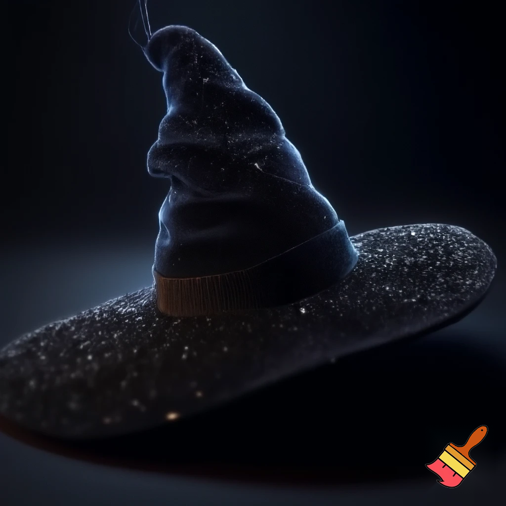 Velvet witches hat, witches hat, dark velvet witches hat and black glitter a fabric and velvet