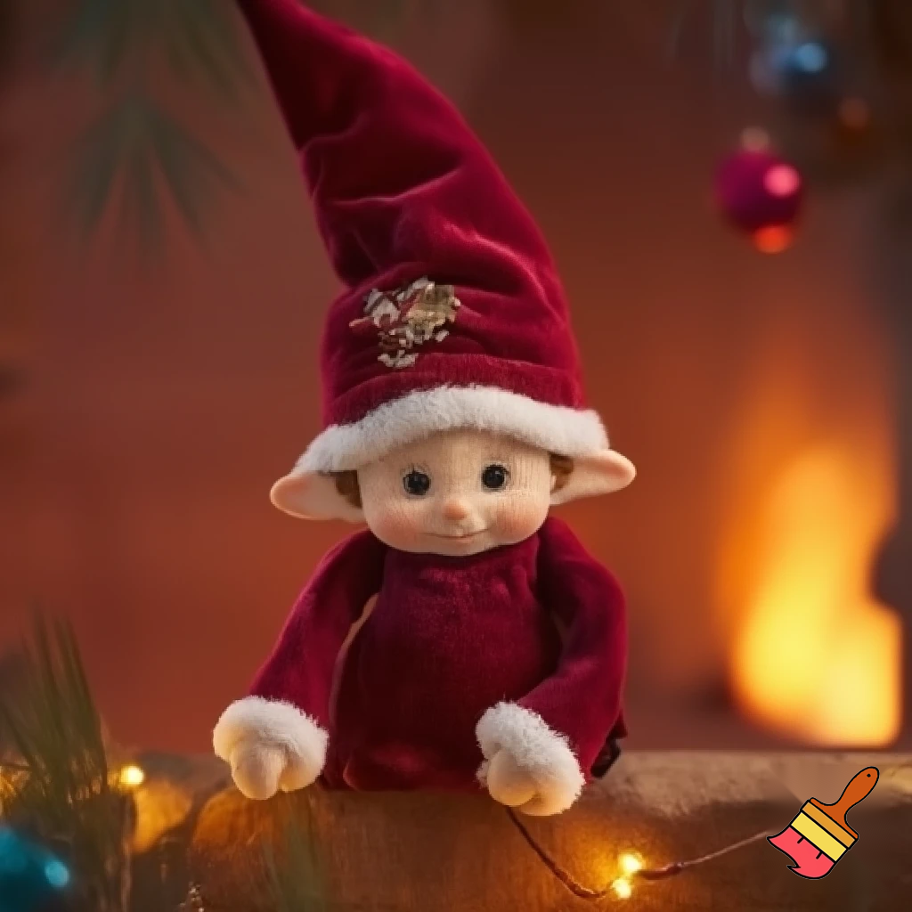 Is the velvet hat elf on the shelf Christmas velvet hat elf on the shelf?