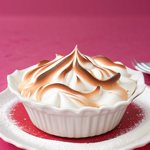 Fold dry ingredients into meringue 