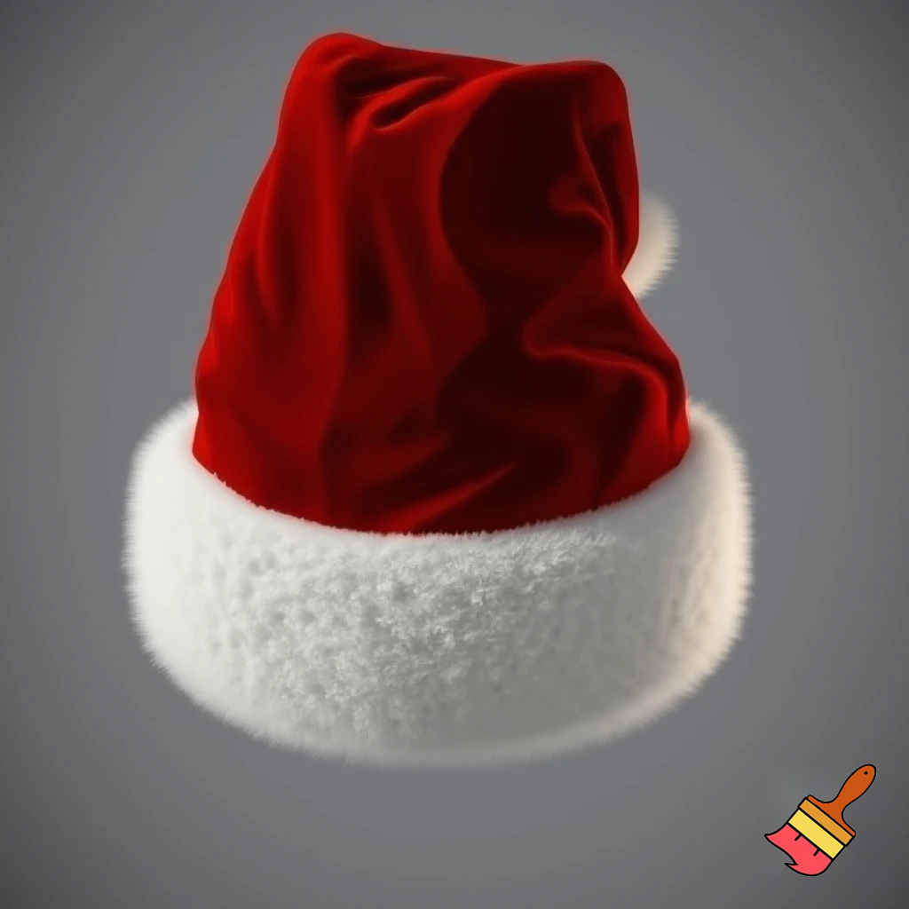 Christmas hat, Santa Claus hat velvet hat offensive hat