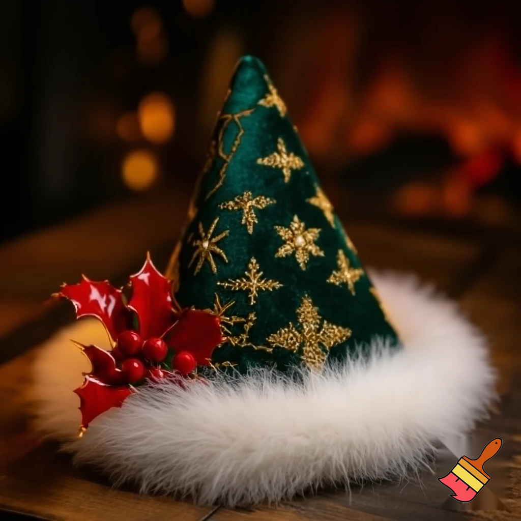 Christmas wizard hat
