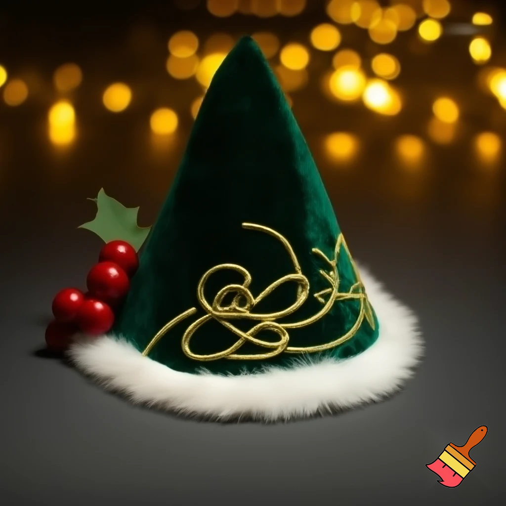 Christmas wizard hat