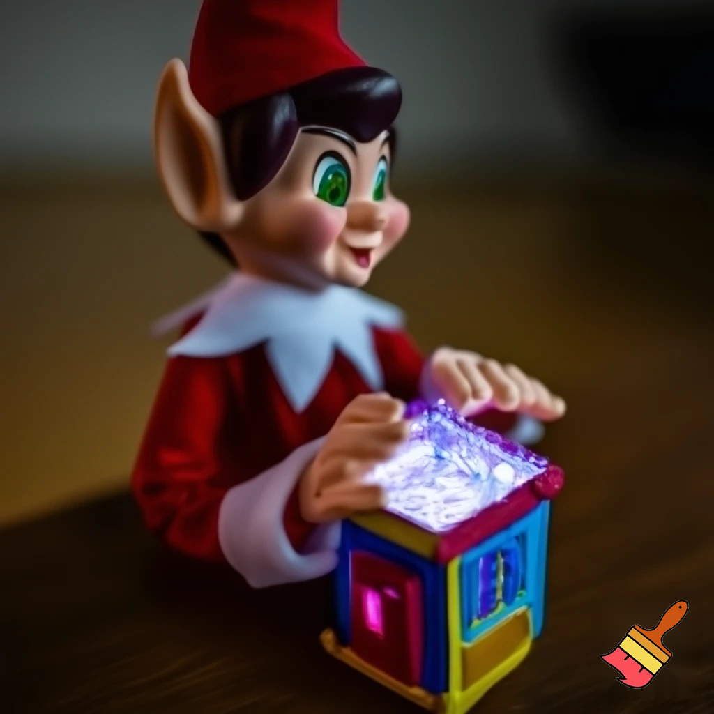 Elf on the shelf magic tricks magic cubby house colouring box