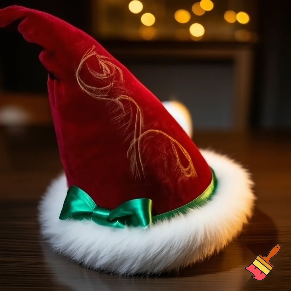 Christmas wizard hat
