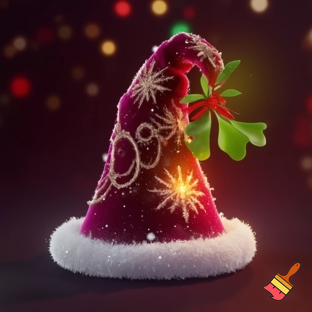 Christmas wizard hat