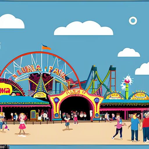 Luna Park cartoon