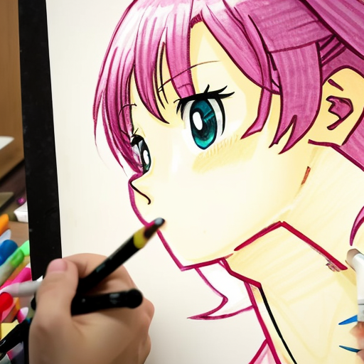 A young artist (character name: Arin) is drawing in a dimly lit room.

Sketches of cute, happy cartoon characters are pinned on the wall.

The clock strikes midnight.

Arin’s new sketch—a mysterious, faceless figure—starts to smudge on its own on the paper.