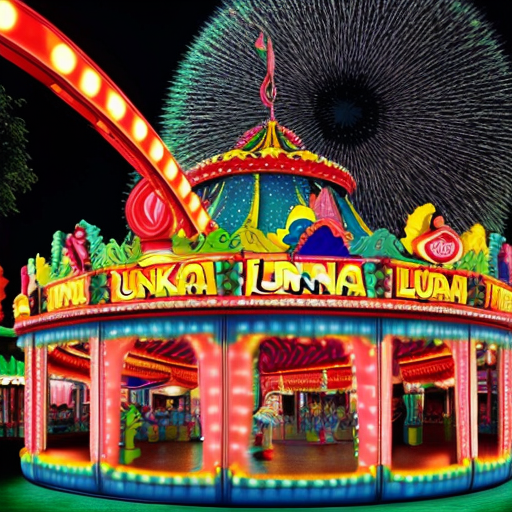 lunapark resmi yap renkli ve güzel olun
