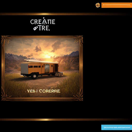 Create a trailer starting screen