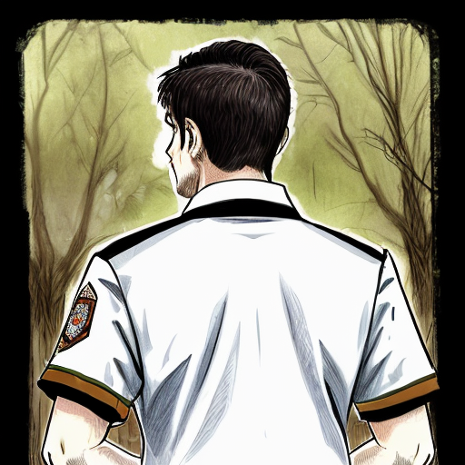 체인소맨의 아사라는 캐릭터가 뒤에있는 양갈래 머리에 눈색은 보라겟이고 교복을 입고 따뜻한 봄날에 나를 바라보며 브이 하는 모습으로 그려줘 캐릭터적으로