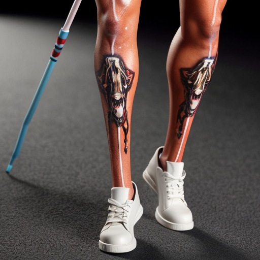 Candy walking stick walking