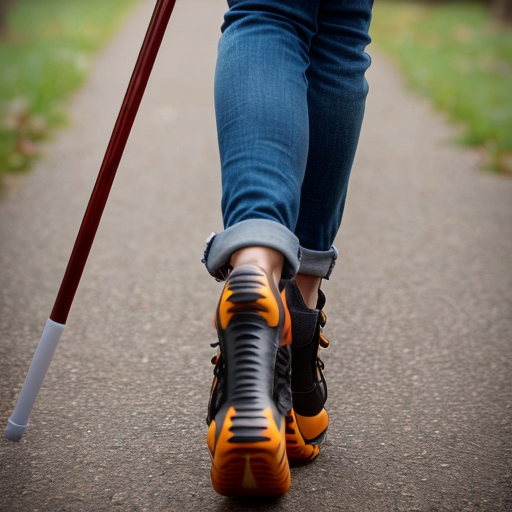 Candy walking stick walking