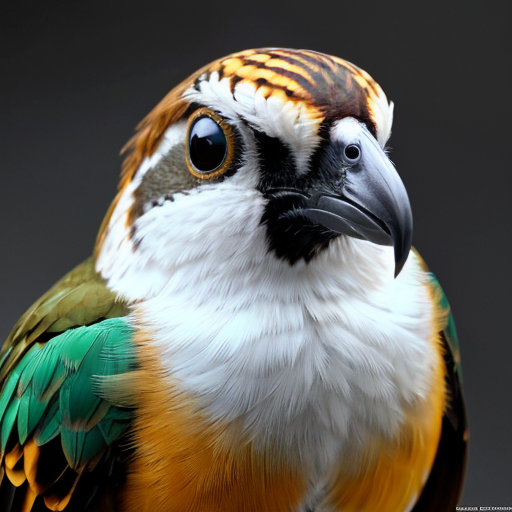 Create a picture of a fictional bird called Dacelo larosterna