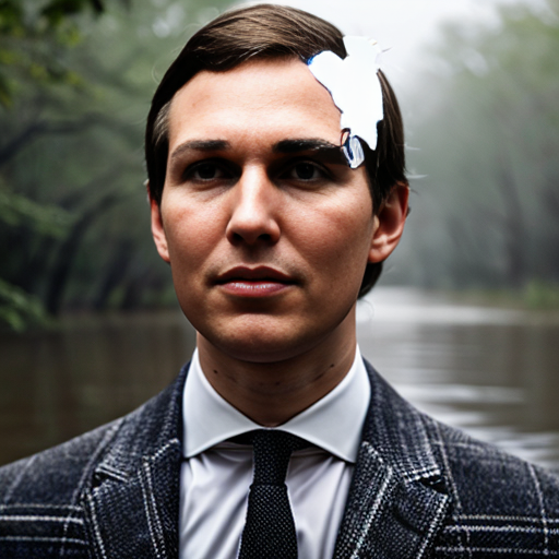 Jared Kushner facing a misty swamp in DC