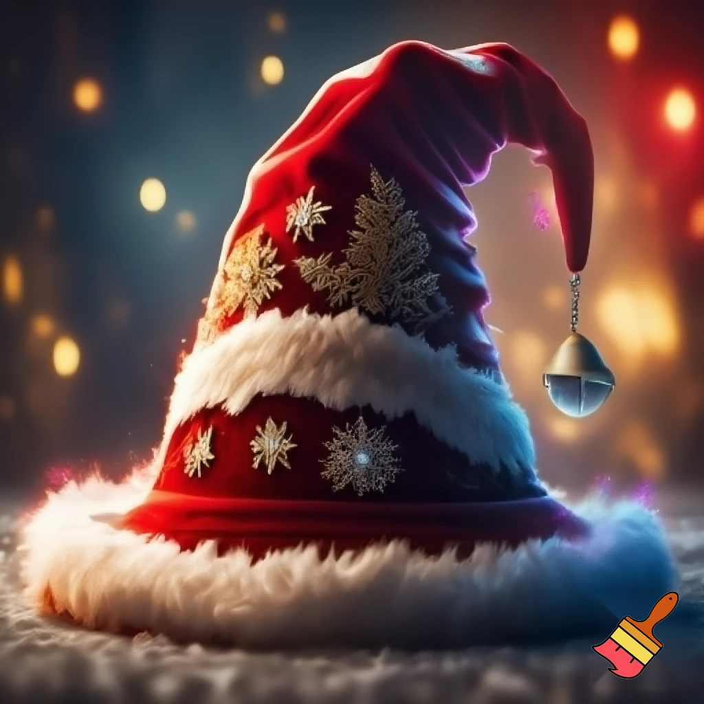 Christmas wizard hat