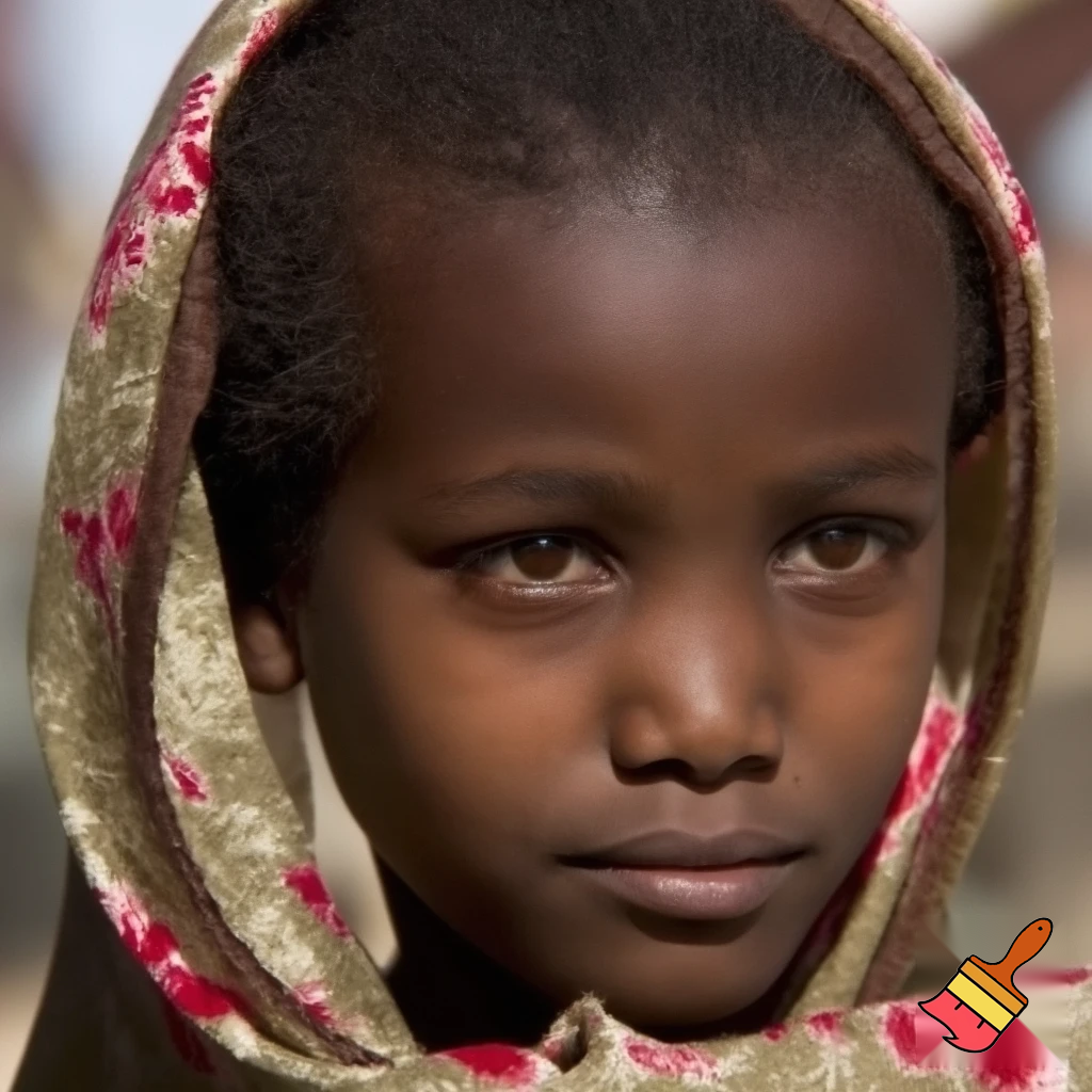 A Sudanese girl