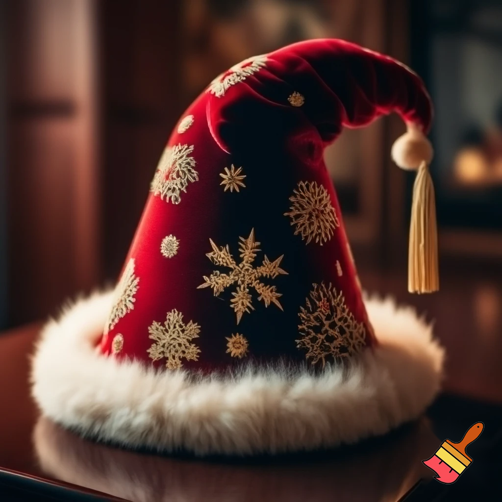 Christmas wizard hat