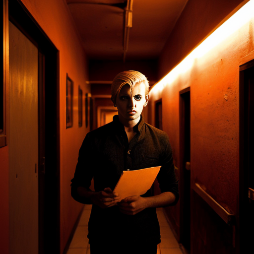 Aryan looking tired but focused while studying late night, same character design, same face, same outfit, same hairstyle, same university architecture, same hostel building, same corridor layout, same room number 213, same lighting style, identical environment, strict visual continuity, cinematic animated horror movie style, 2.5D horror cartoon animation, detailed background, volumetric lighting, dramatic shadows, suspenseful atmosphere, Khooni Monday style.