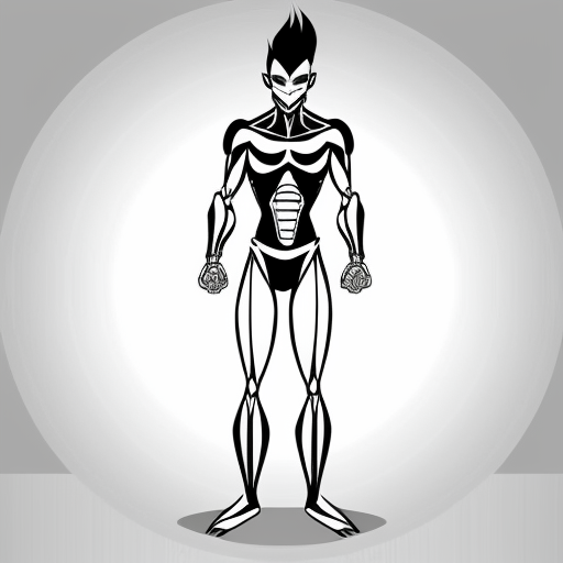 JoJo stand, bad quality, humanoid, there may be different colors, single-color background, manga style, there may be different processes, no hair, no human, no human face