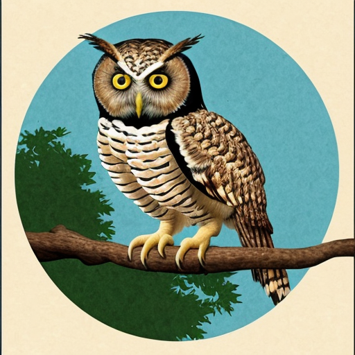 A snake combined with a owl